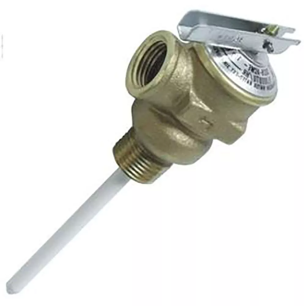 T & P Valve - 1/2" Valve with 4" Probe