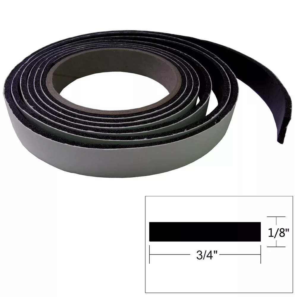 TACO Hatch Tape 8’L x “H x “W – Black [V30-0744B8-2]