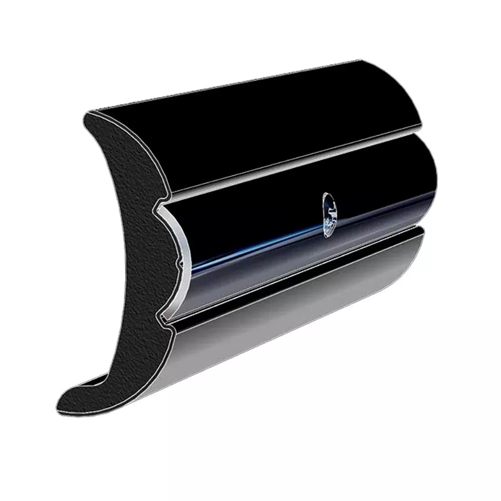 TACO Rigid Vinyl Flex-Core Rub Rail 2 x 7/8 – Black 60