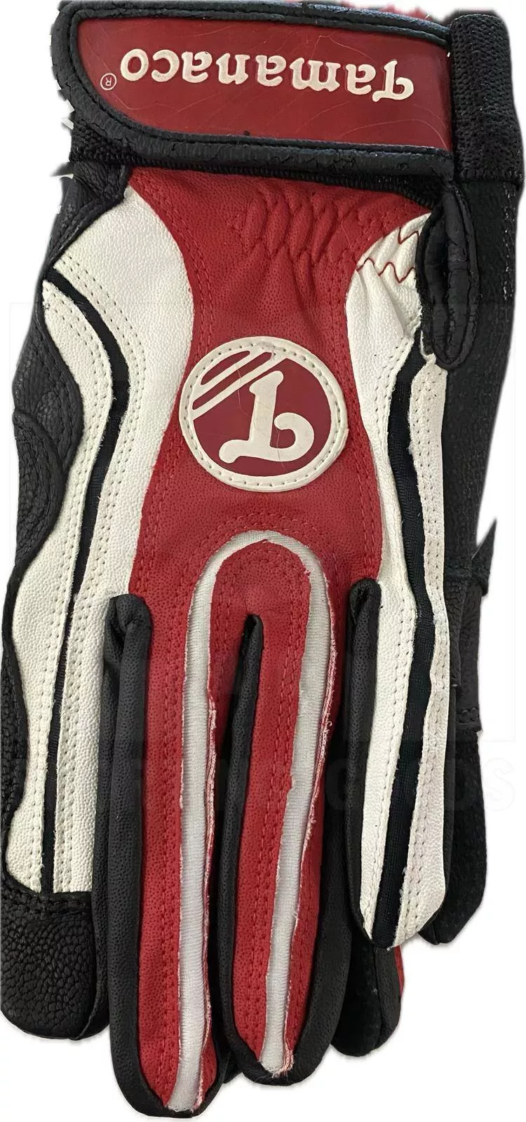 Tamanaco Batting Gloves Scarlet Red/White