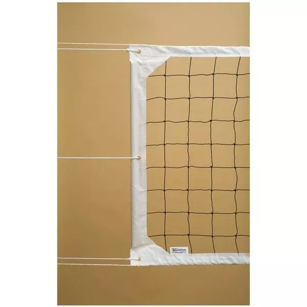 Tandem 39″ Heavy Duty Competition Cable Top Volleyball Net TS39CABLECOMP