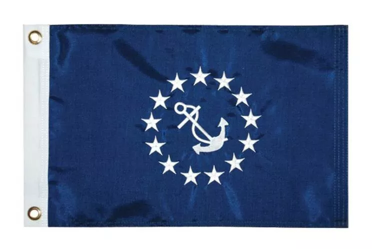 Taylor Made 12" x 18" Nylon "Commodore" Officers Flag• 93076