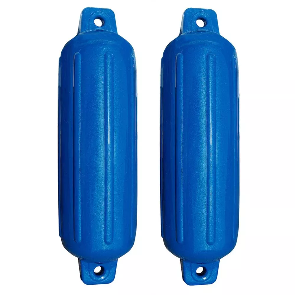 Taylor Made 5″ Boat Gard Fender w/No Rope – Blue *2-Pack