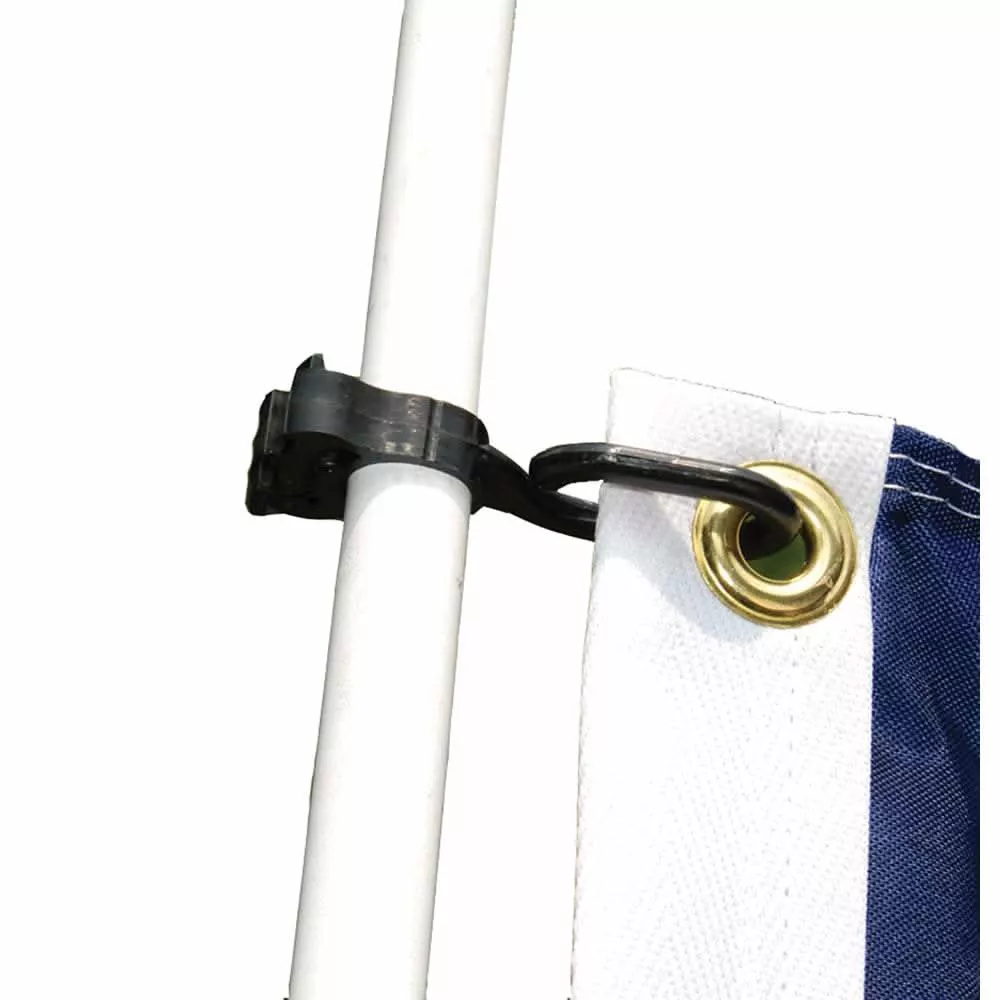 Taylor Made Charlevoix Burgee and Antenna Clip - 57925