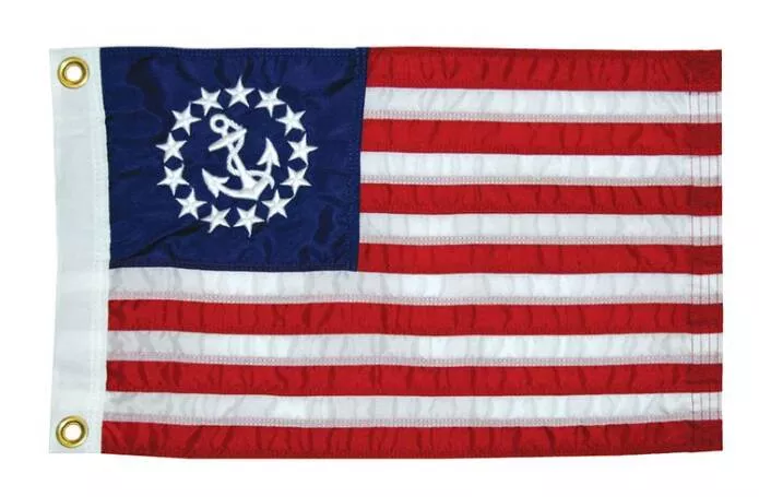 Taylor Made Deluxe 16" x 24" Polyester U.S. "Yacht Ensign" Flag• 8124