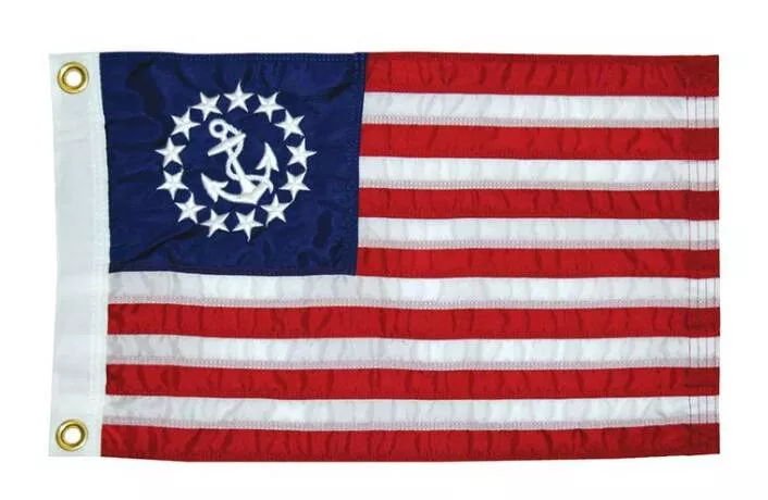 Taylor Made Deluxe 20" x 30" Polyester U.S. "Yacht Ensign" Flag• 8130