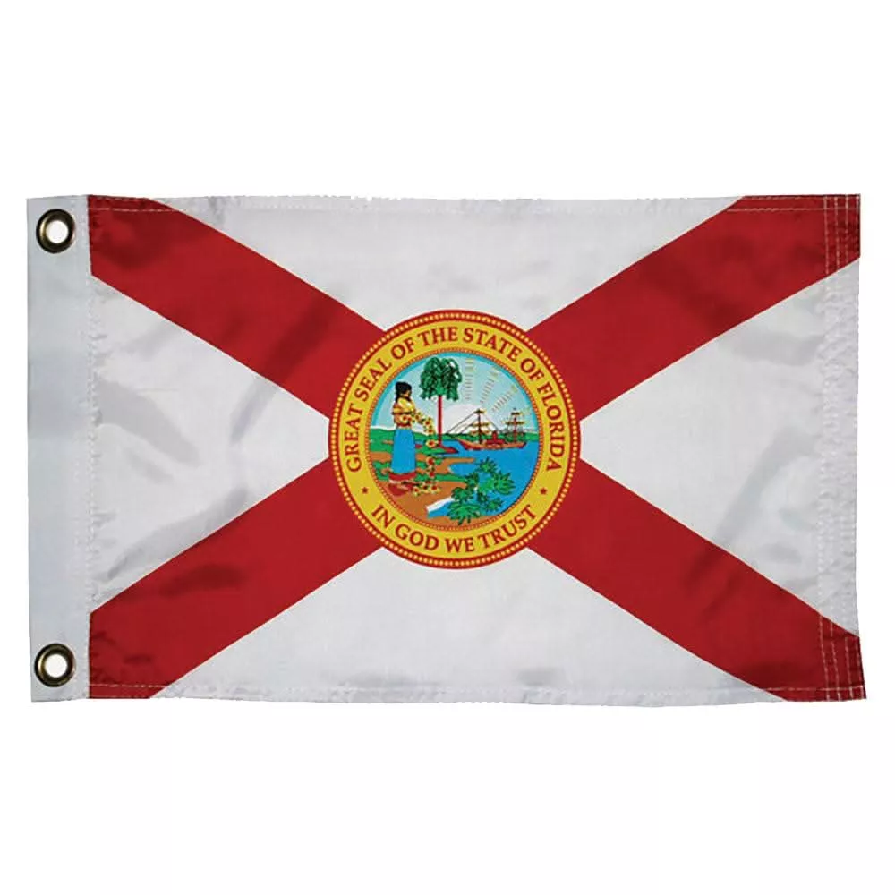 Taylor Made Florida Nylon Flag 12" x 18" - 93096