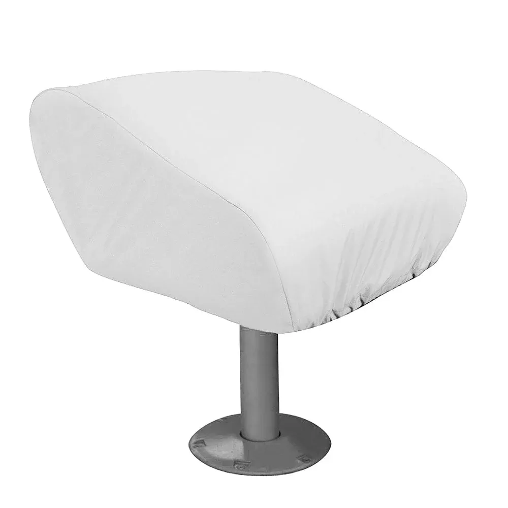 Taylor Made Folding Pedestal Boat Seat Cover – Vinyl White
