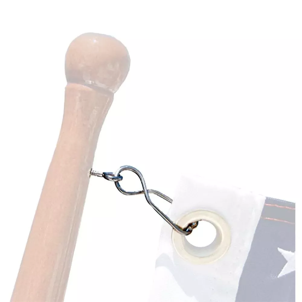 Taylor Made Skipper Flag Clips w/SS Screw Eyes (4pk) - 57933