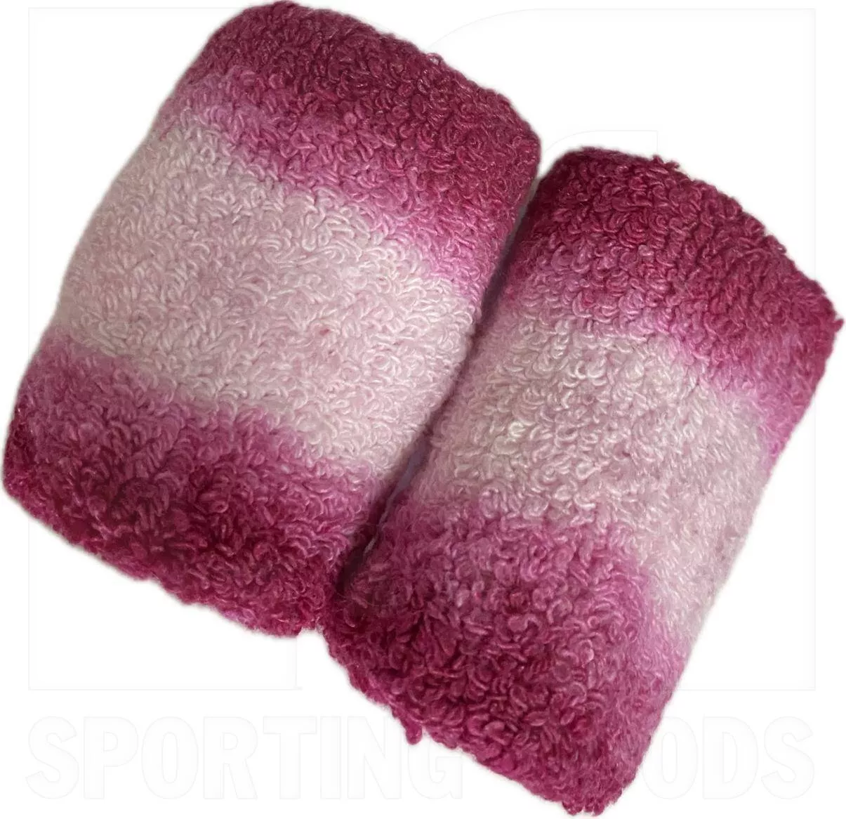 TCK Terry Wristbands 3.5" Pink