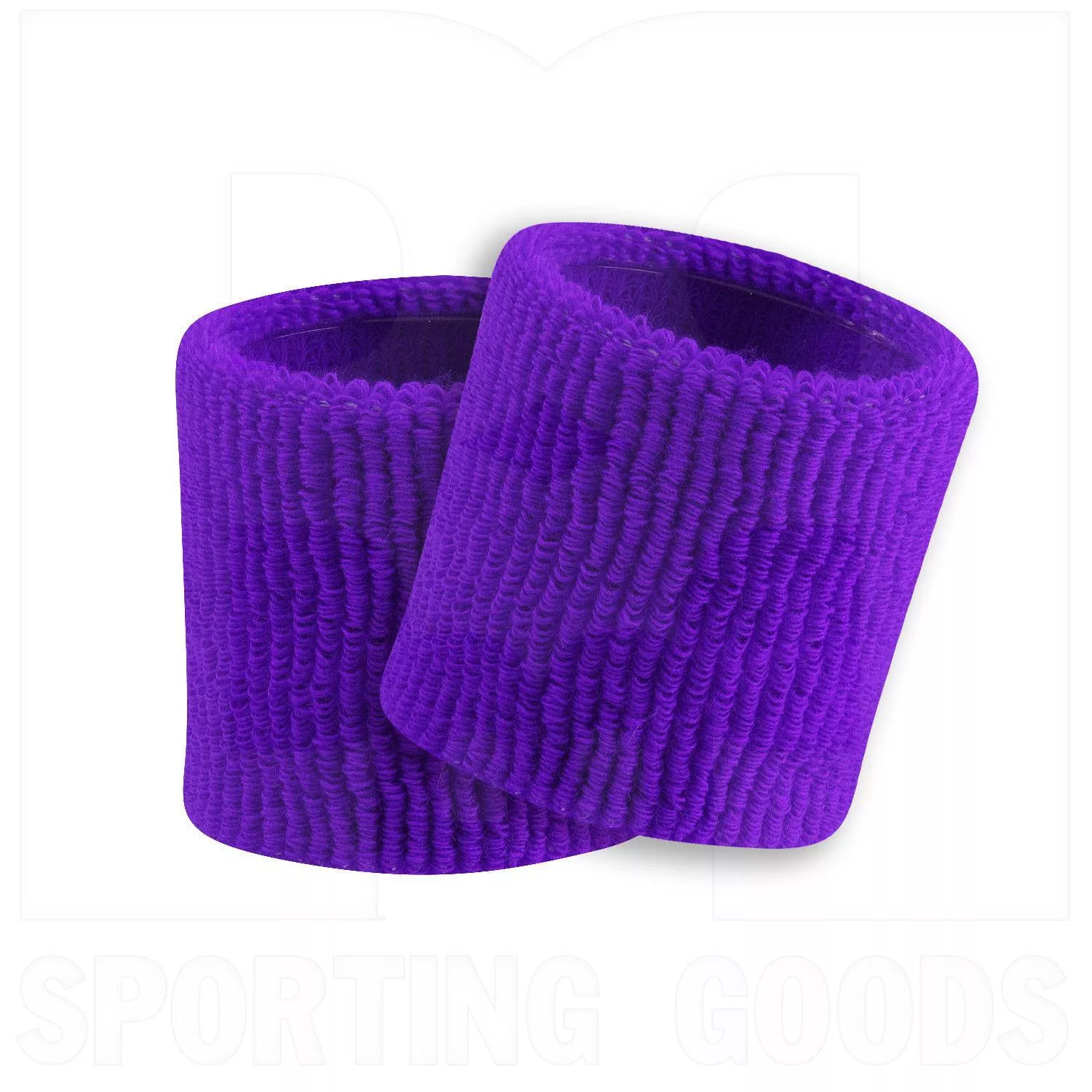 TCK Terry Wristbands 3.5" Purple
