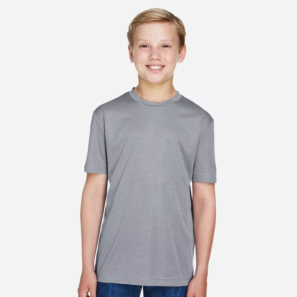 Team 365 Youth Sonic Heather Performance T-Shirt