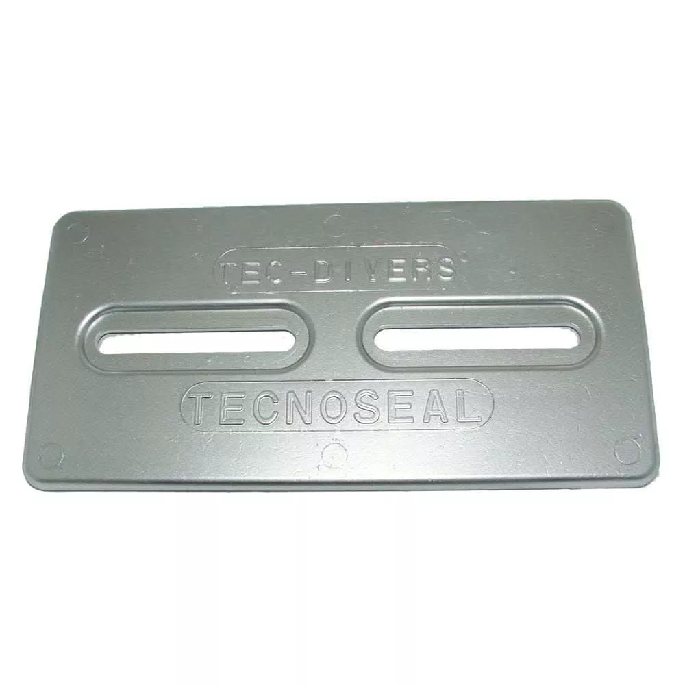 Tecnoseal Aluminum Plate Anode – 12″ x 6″ x 1/2″ | TEC-DIVERS-AL