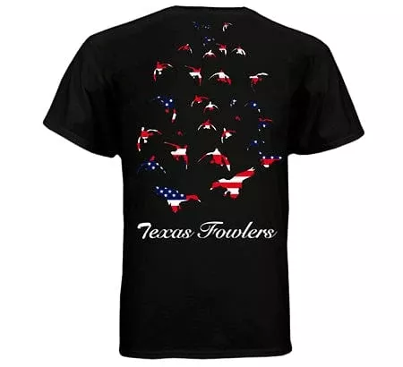 Texas Fowlers Stars & Stripes T-Shirt