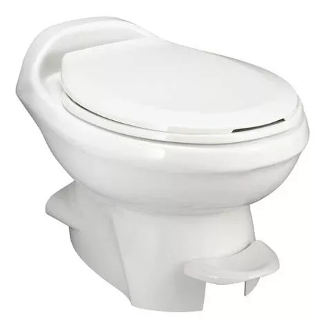Thetford Aqua-Magic Style Plus Low Profile RV Toilet - Bone White• 34438