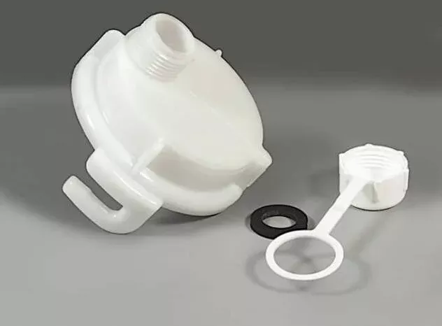 Thetford Garden Hose Adapter 3" Bayonet x 3/4" MPT White• 02283