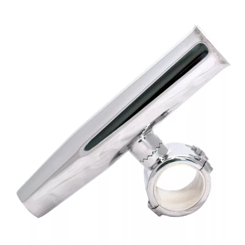 Tigress 1-1/2" Polished SS Adjustable Clamp-On Rod Holder
