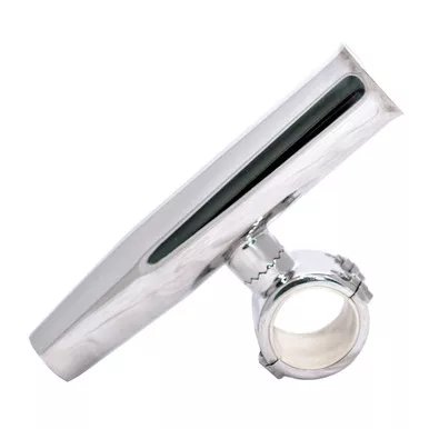 Tigress 1.25-Inch Polished SS Clamp-On Rod Holder