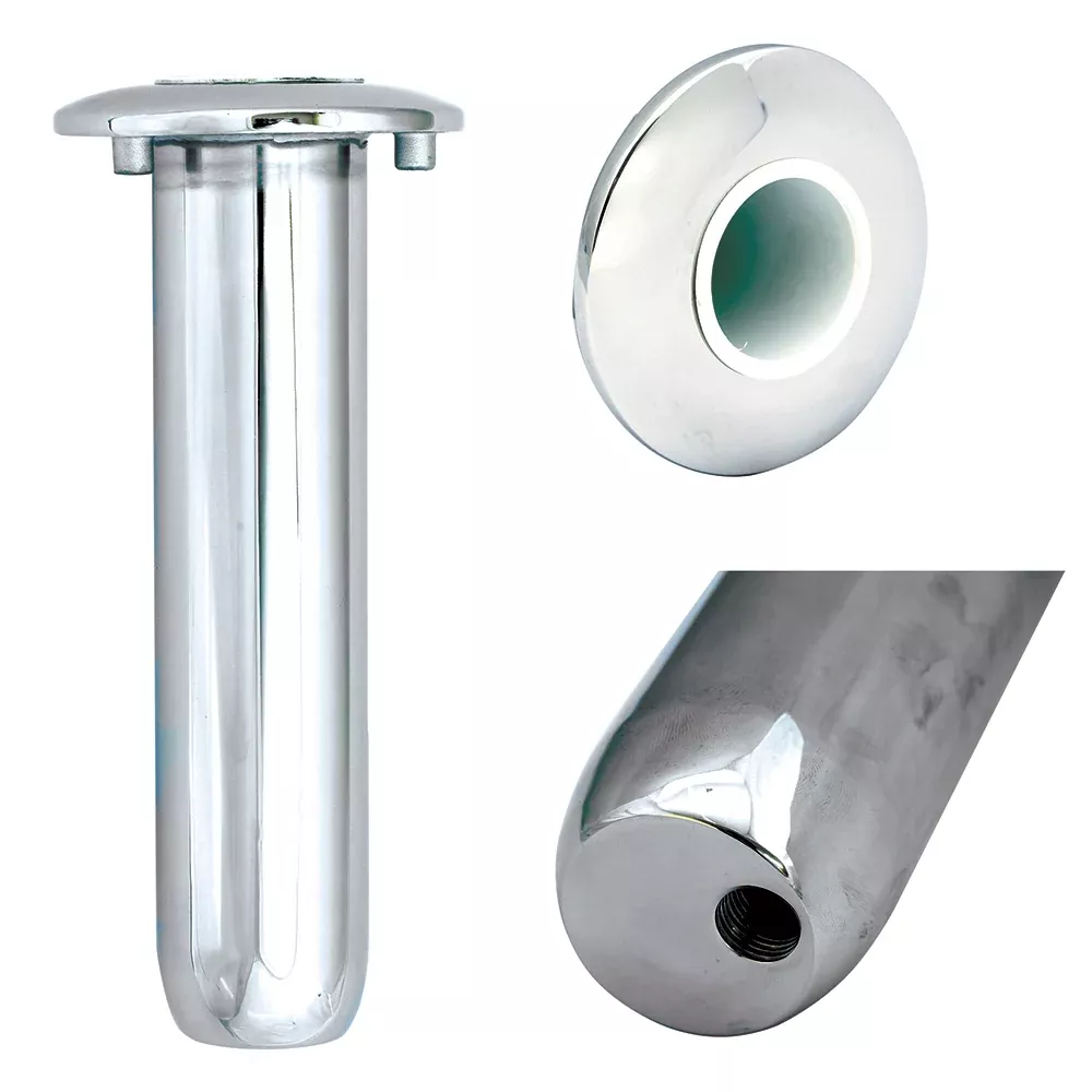 Tigress Blind Mount Round Head Closed Base Rod Holder – 0° – 9″ | 77902-1