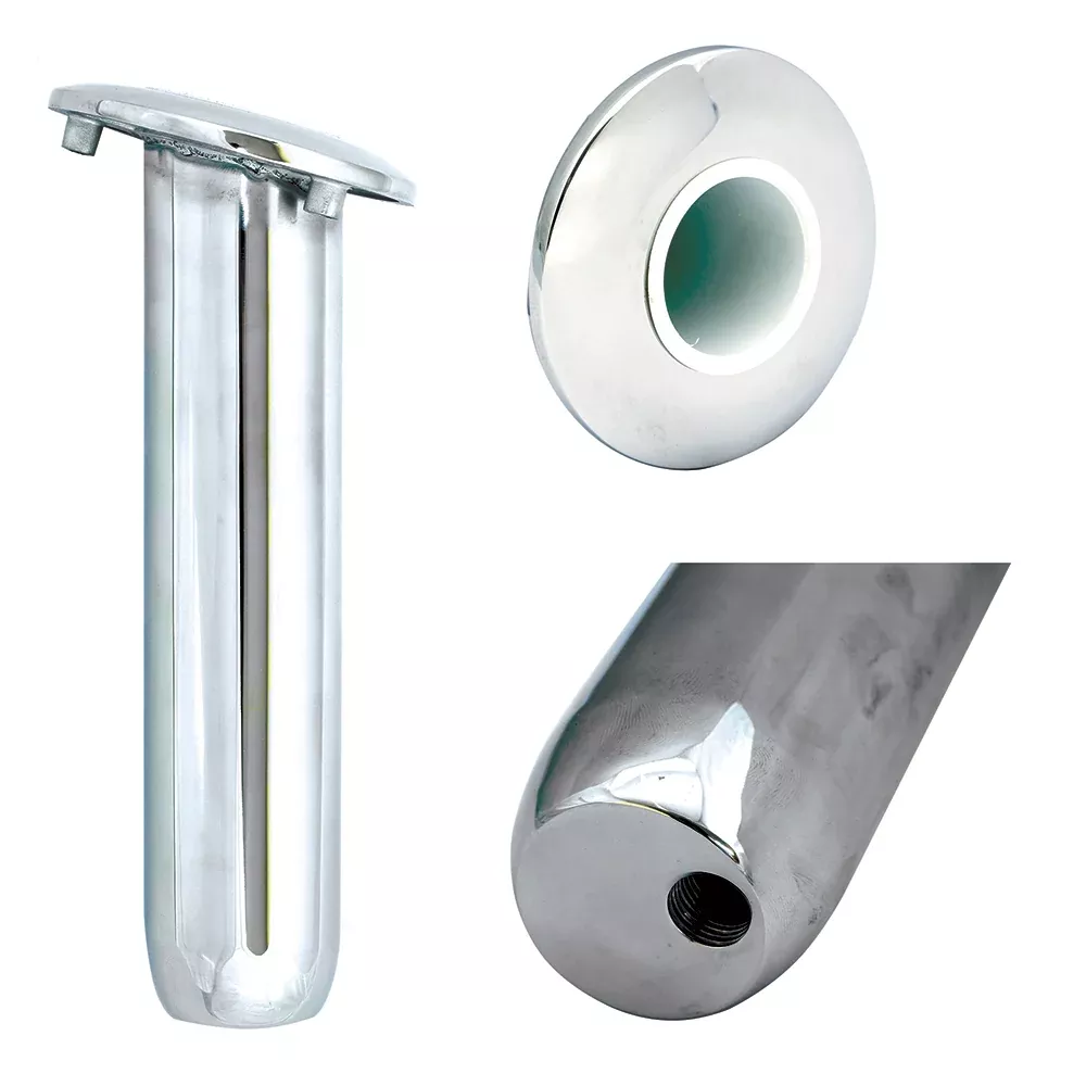 Tigress Blind Mount Round Head Closed Base Rod Holder – 15° – 9″ | 77901-1