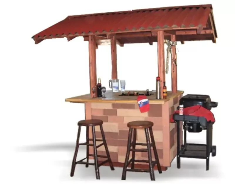 Tiki Style BBQ Hut