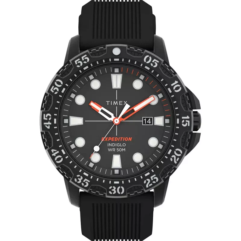 Timex Expedition Gallatin – Black DialBlack Silicone Strap