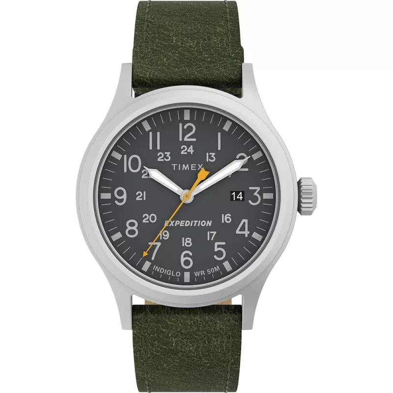 Timex Expedition Scout – Black Dial – Green Strap