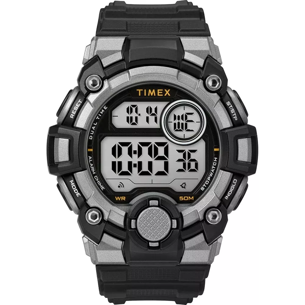 Timex Men’s A-Game DGTL 50mm Watch – Black/Grey