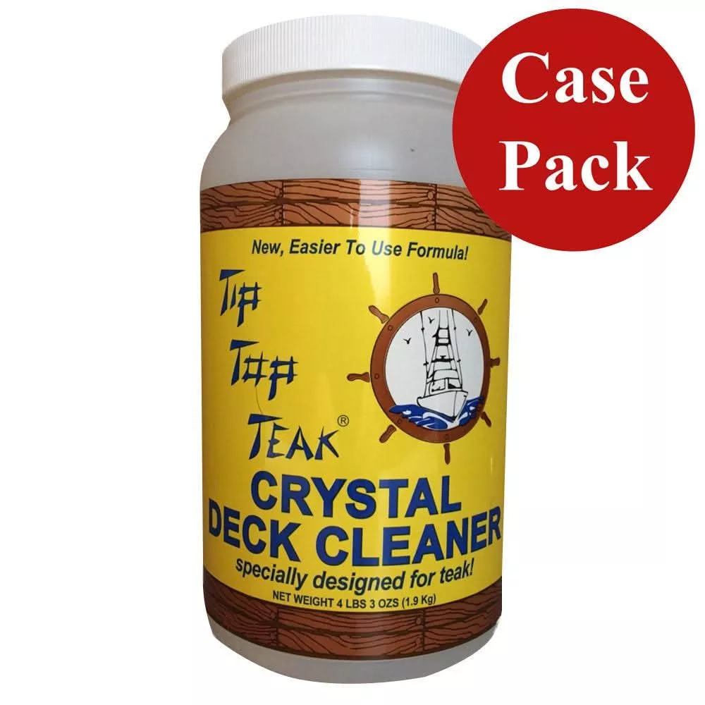 Tip Top Teak Tip Top Teak Crystal Deck Cleaner - Half Gallon (4lbs 3oz) - *Case of 6* - TC 2001CASE