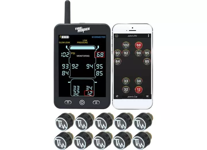 TireMinder A1AS with 10 External Transmitters• TM22135