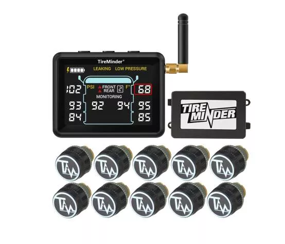 TireMinder i10 with 10 External Transmitters• TM22143