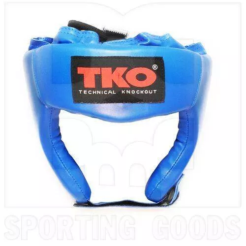 TKO Boxing Headguard Adult BLUE