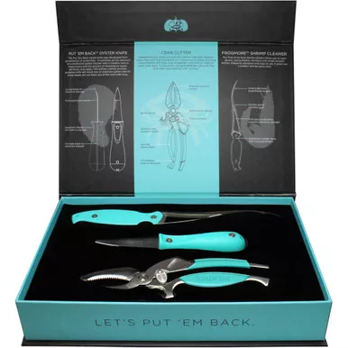 Toadfish Coastal Kitchen Collection Seafood Tool Set