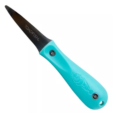 Toadfish Put Em Back Oyster Knife in Teal