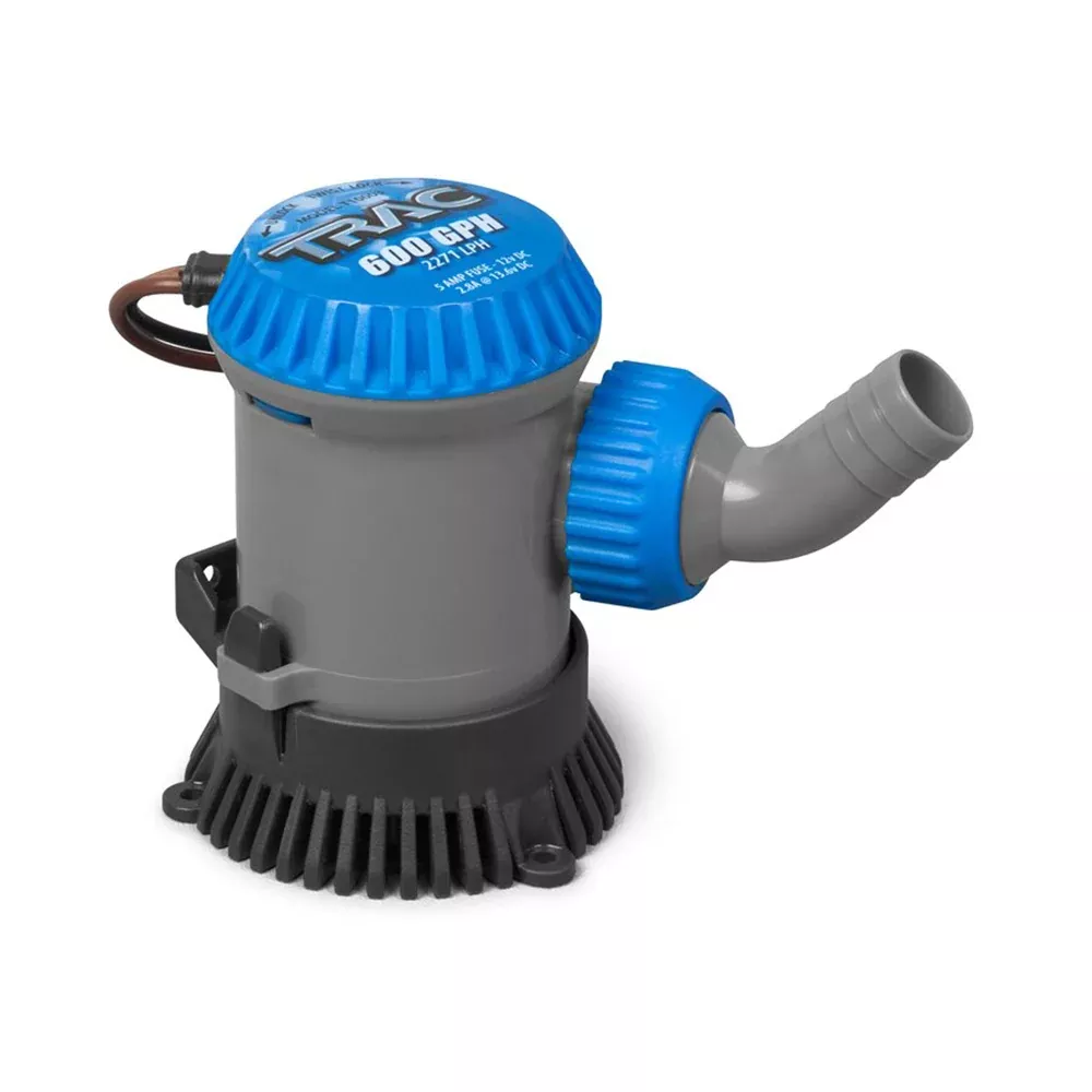 TRAC Outdoors Bilge Pump – 600 GPH – Non-Automatic