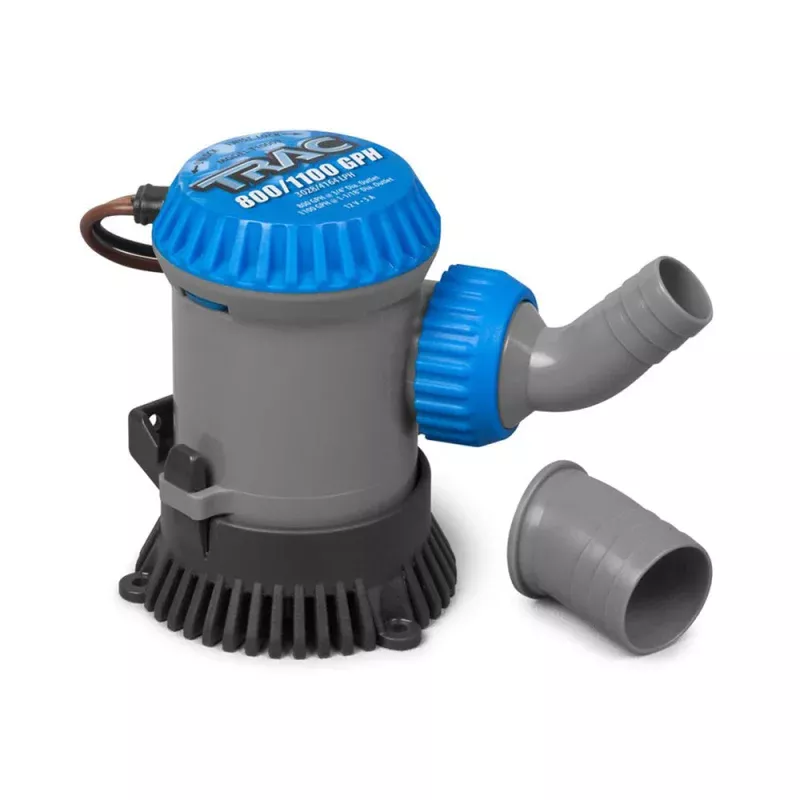 TRAC Outdoors Bilge Pump – 800/1100 GPH – Non-Automatic