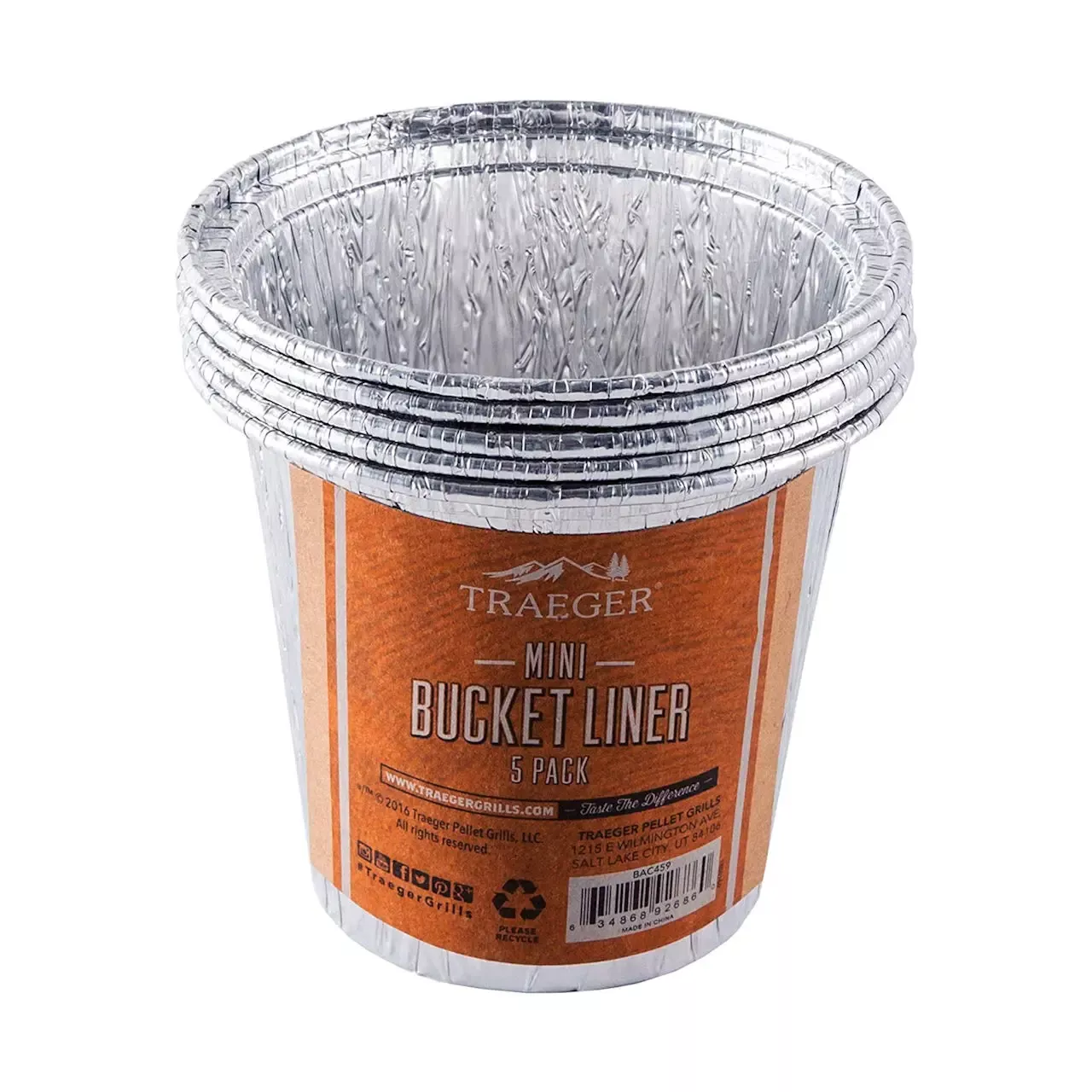 Traeger Mini Grease Bucket Liner 5PK