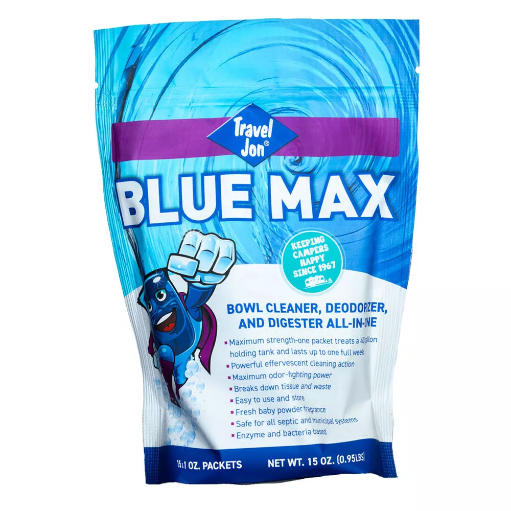 Travel Jon Blue Max Drop-in Packets – 15 Pack