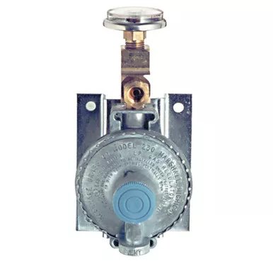 Trident Single Stage LPG Regulator w/Wall Mount