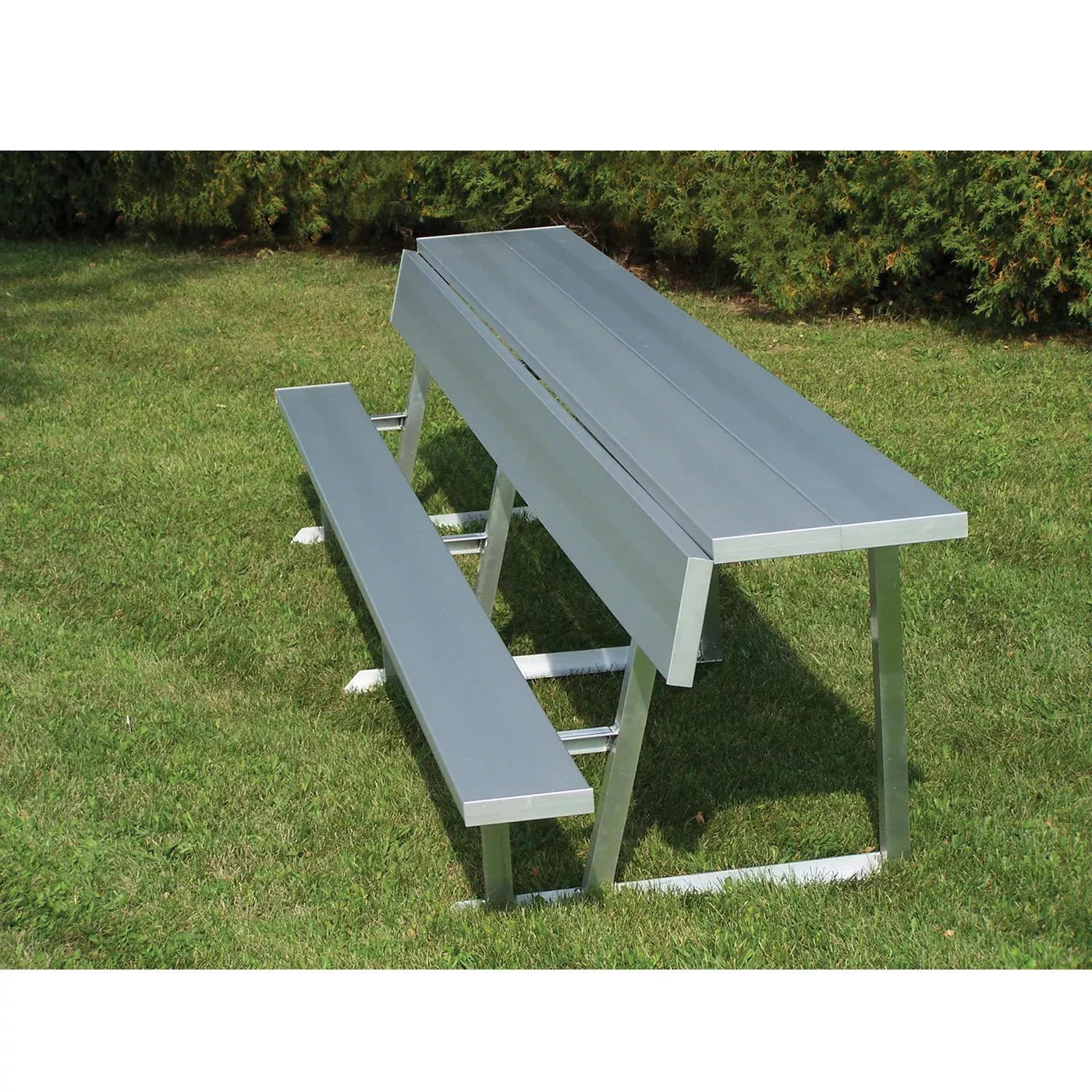 Trigon Sports 21′ Portable Team Bench w/ Back & Shelf