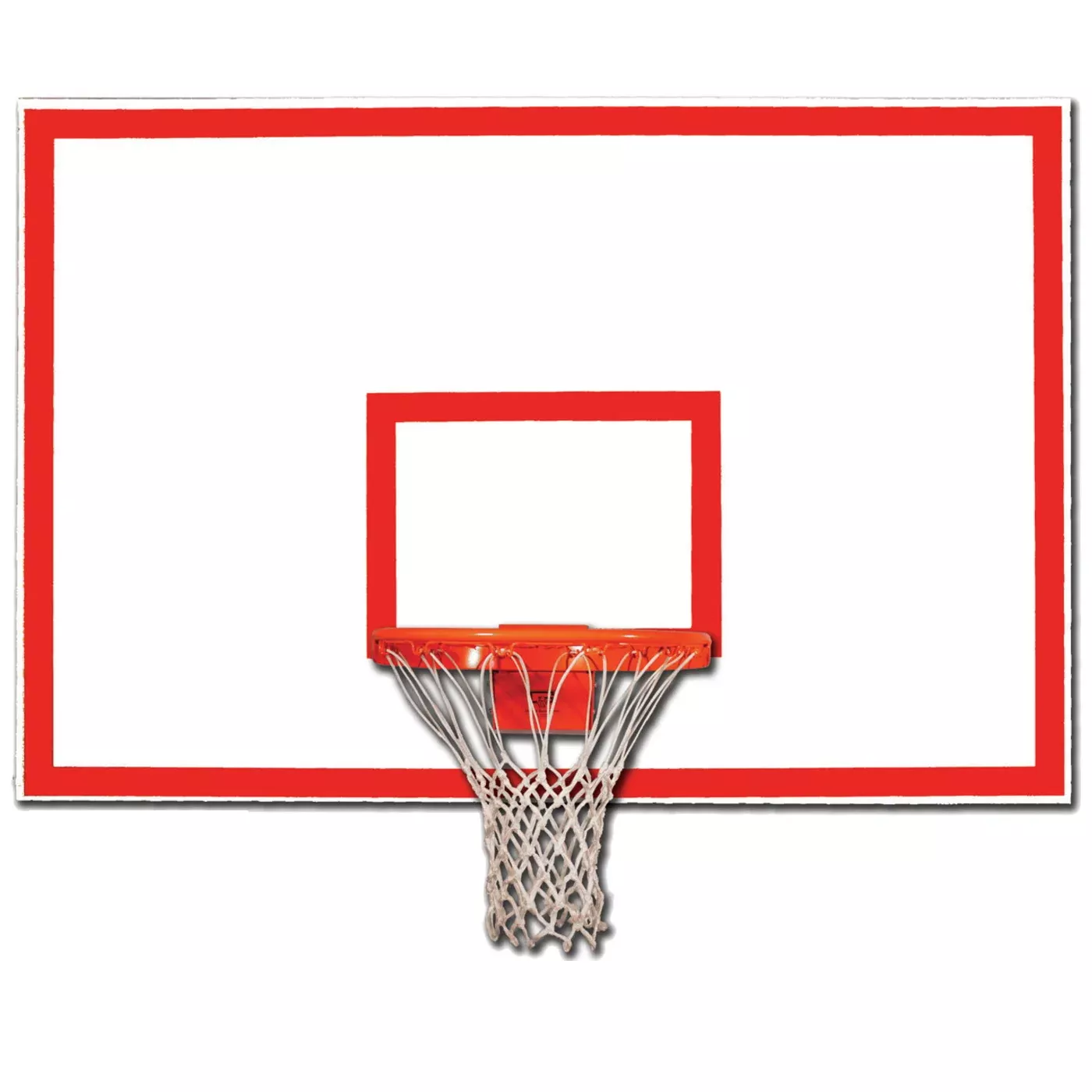 Trigon Sports Steel Rectangular Backboardw/ Target & Border