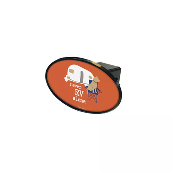Trik Topz Never RV Alone Hitch Cover