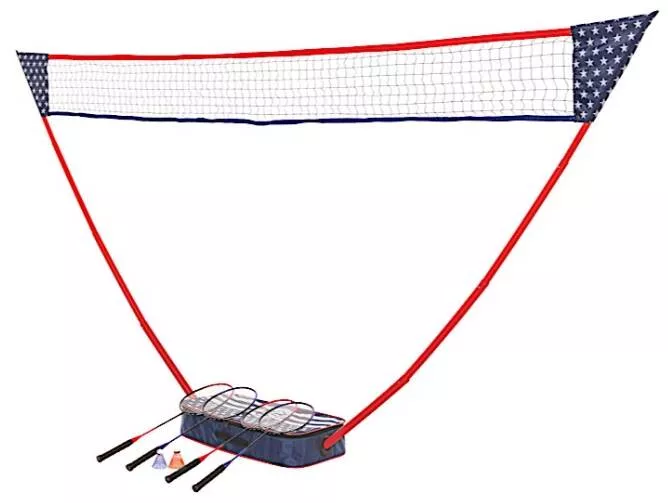 Triumph Patriotic Portable Badminton Set• 35-7450-3