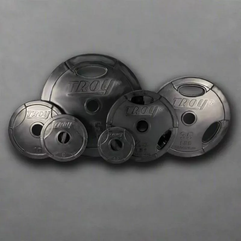 TROY GO-R Rubber Encased Olympic Grip Plate