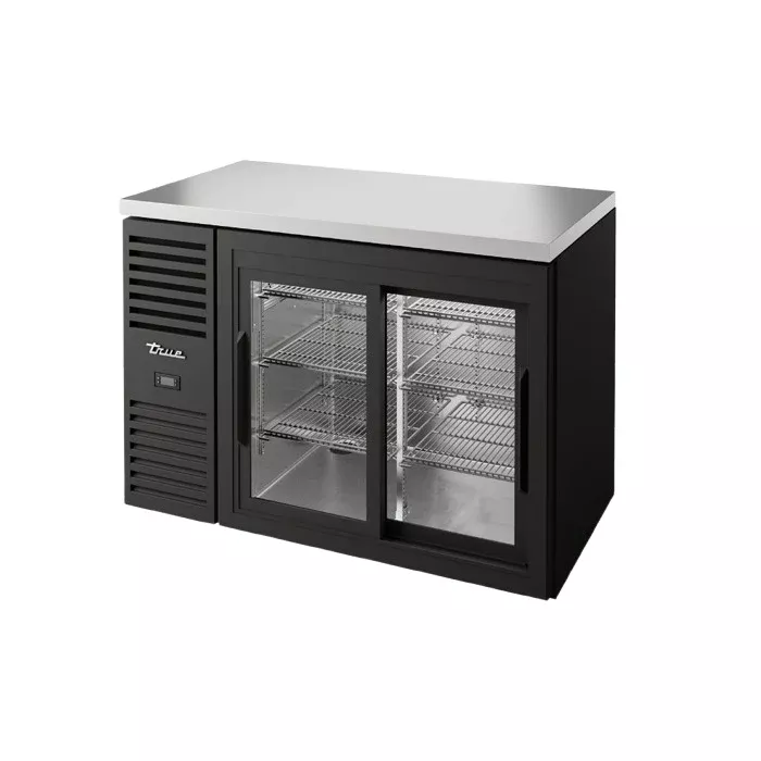 True Refrigeration TBR48-RISZ1-L-B-11-1 Refrigerated Back Bar Cooler Two-section