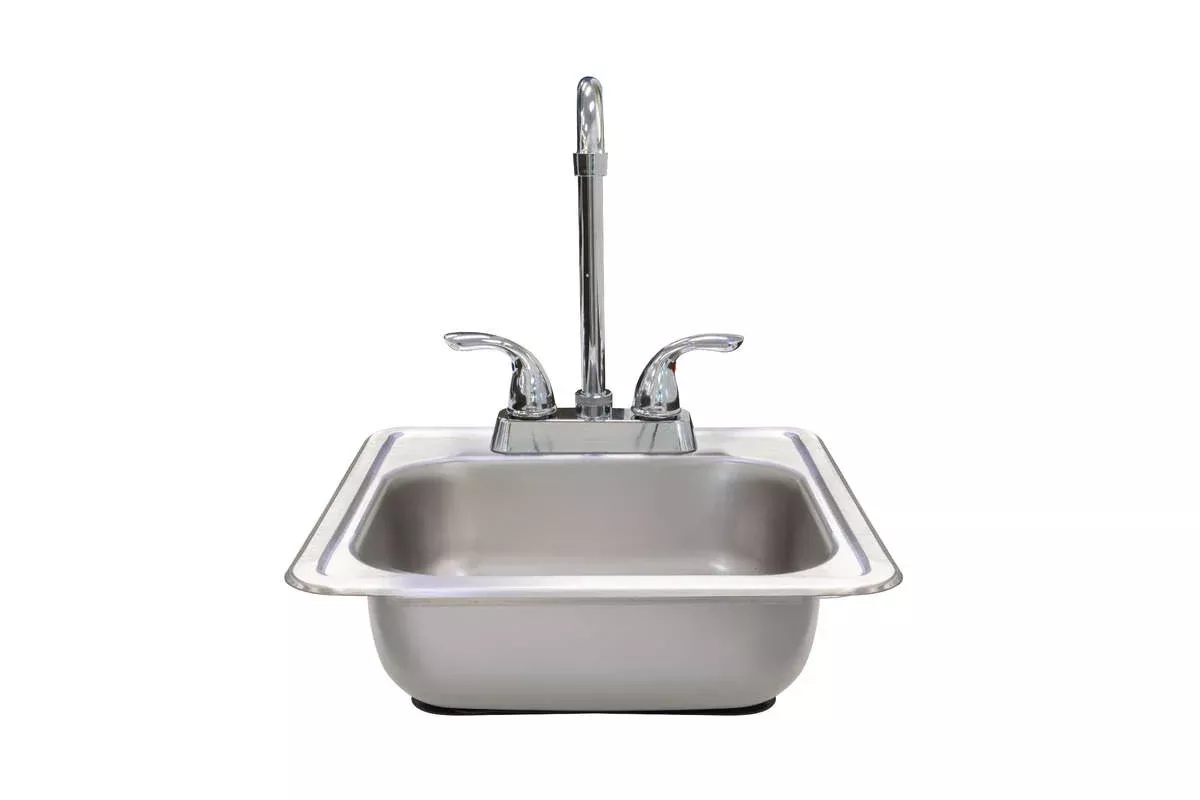 TrueFlame 15"x15" Drop-in Sink - TF-NK-15D