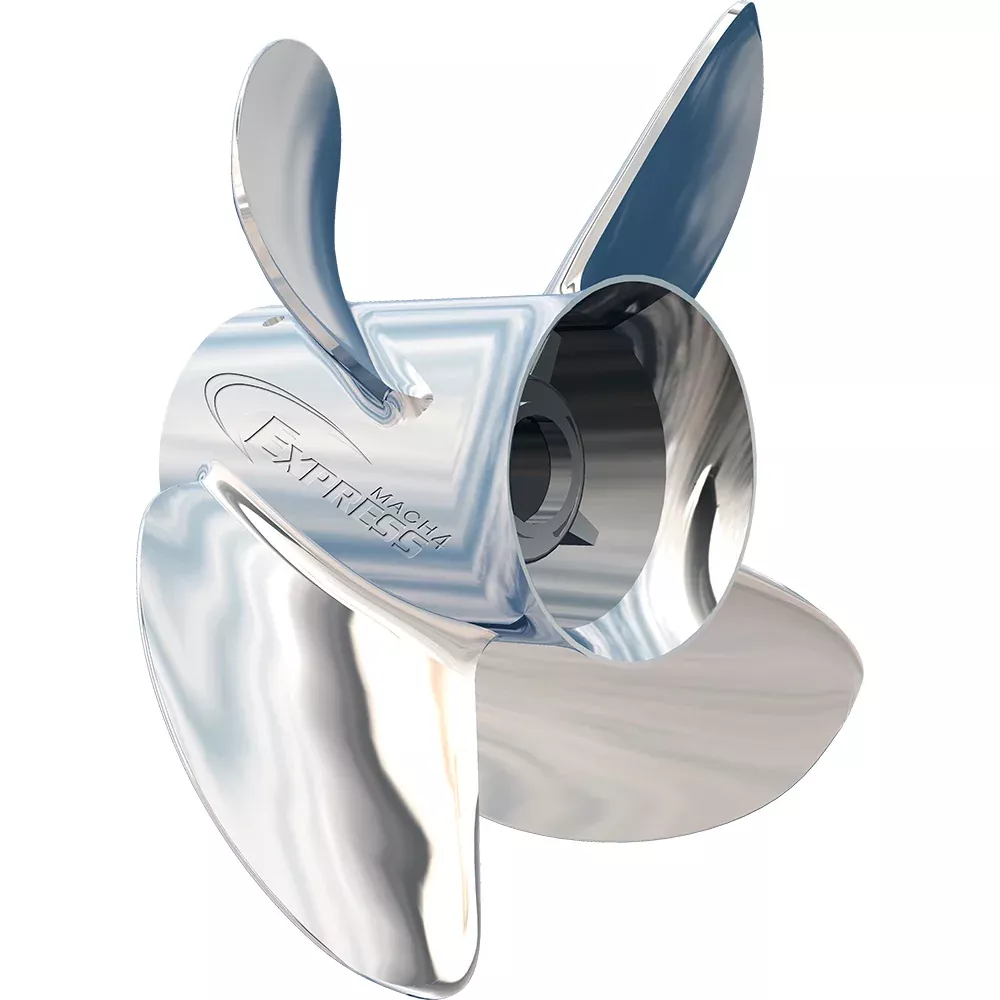 Turning Point Express Mach4™ - Right Hand - Stainless Steel Propeller - EX-1515-4 - 4-Blade - 15" x 15 Pitch