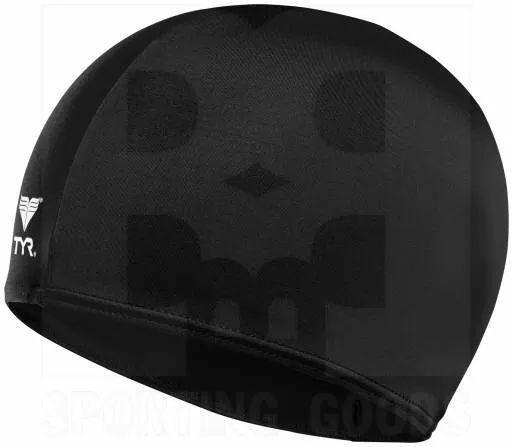 TYR Adult Lycra Swim Cap Black