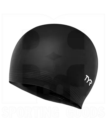 TYR Latex Adult Swim Cap Black