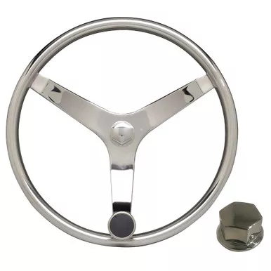Uflex V46 13.5-Inch Stainless Wheel with Speed Knob